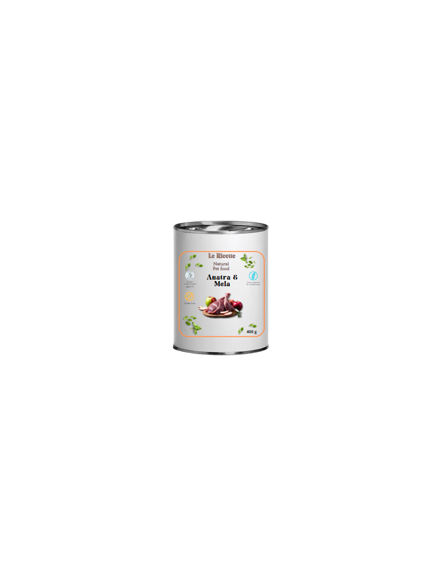 LE RICETTE ANATRA & MELA 400G