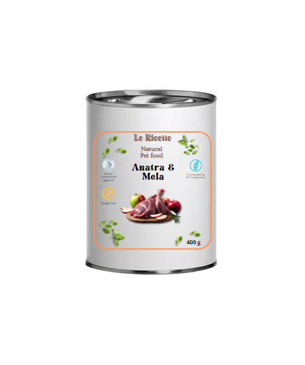 LE RICETTE ANATRA & MELA 400G